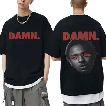 Räppar Kendrick Lamar Retro Graafiline T-Särgid, Meeste Mood Hip-Hop Stiilis T-särk Unisex 100% Puuvill Liiga Tee Särk Streetwear