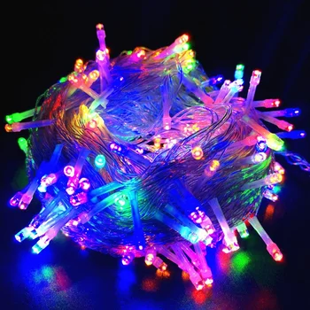 10M-100M String LED Tuled ELI/USA Pistik Väljas Veekindel Haldjas Tuled Puhkus Street Aed Pulmad Dekoratsioon Jõulud Tuled