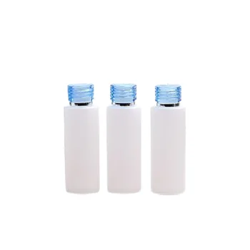 Tühi 15ML Uute Toodete Korduvtäidetavaid Valge Plastikust Pudel, Sinine Rotatsiooni Kaane Kaasaskantav Kosmeetikatoodete Pakendid Viaali Konteiner 50Pieces