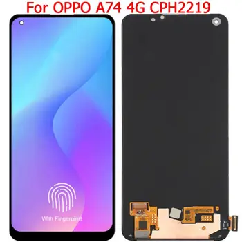 Eest Oppo A74 4G CHP2219 LCD Ekraan Puutetundlik Digitizer Asendamine