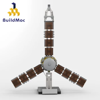 Kosmiline Detektor Jupiter Polar Orbiter Ehitusplokid BuildMoc Juno Kosmose Sond Uurida Sõiduki Raketi Tellised Mänguasjad Lapsele Kingitusi