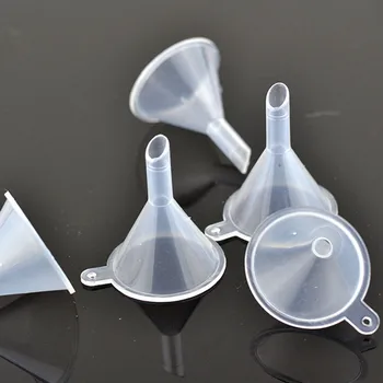 10tk/palju Väikest Plastikust Parfüümi Difuusor Pudel Mini Vedel Õli Kanalid Lab Vahendid Läbimõõt Parfüümi Emulsioon Lehtri