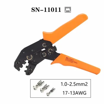 Sn-11011 1.0-2.5 mm 17-13awg Mini Tüüp Ise Reguleeritav Valtsimisega Käsi Tangid, Elektri Traat Klemmid Crimper Vahendid