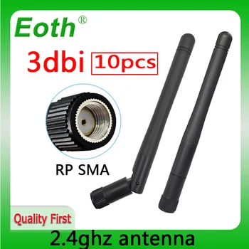EOTH 10tk 2.4 g antenn 3dbi sma female wlan wifi 2.4 ghz antene pbx asjade interneti moodul ruuter tp-link signaali vastuvõtja antenn kõrge saada
