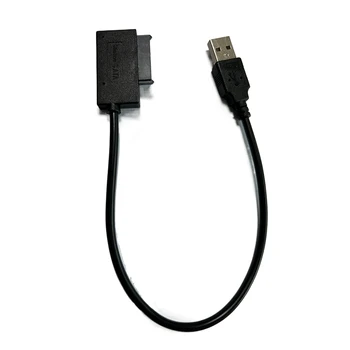 USB2.0 Mini Sata II 7+6 13Pin Adapter Converter Kaabel Sülearvuti CD/DVD ROM Kahe Autoga ARVUTI Sülearvuti Sülearvuti