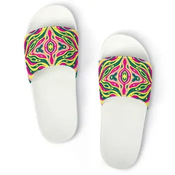 Aafrika Kunsti Muster Suvine Naiste Sussid Mood beach sandaalid Vannituba non-slip sussid slaidid varbavahed väljas sandaalid