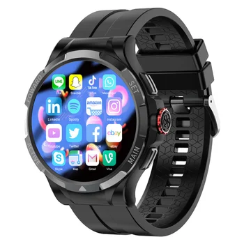 2023 UUE Põlvkonna Uuendada Kiip V10 Smart Watch Mehed 4G+128G 1.43 Ekraaniga Android 9 GPS Teleskoop-120° Pöörleva Kaamera Smartwatch