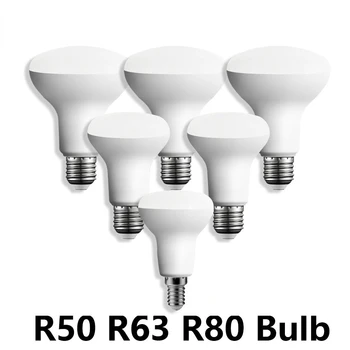 1-10tk LED Lamp R50 R63 R80 220V 6W 10W 12W E27/E14 Vann Lamp Seene Pirn Mitte Strobe Soe Valge Valgus kooskõlas ERP2.0