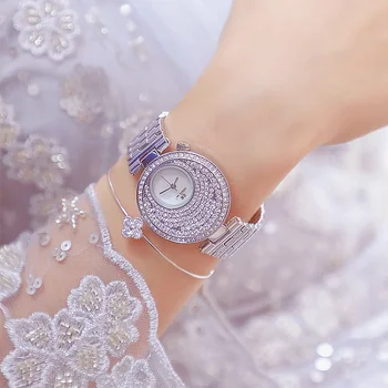 BS Uute tulijate Hot Müük Kett Vaata Kohandatud Ehted Ornament Täielik Teemant Naiste Käekella