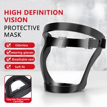 Läbipaistev Täis, Nägu Näo Protector Kilp Köök Korduvkasutatavad Splash Kaitse Mask Anti-fog Mask Õli-splash Köök Tööriistad