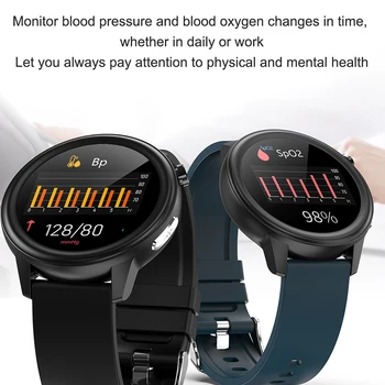 2020 PPG+EKG Smart Watch Meeste kehatemperatuur IP68 Veekindel vererõhku, vere hapniku Jälgida Fitness Smartwatch