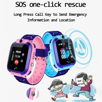 Laste Käekell SOS Vaata Telefon Lapsed Koos SIM-Kaardi Foto kohta Veekindel IP65 Meeste ja Naiste Kellad GPS Kõne Lapsed Smartwatch