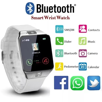 2023 DZ09 Smart Watch Mehed Koos Sim-Kaardiga Bluetooth-SmartWatch terasest lint Naiste Mood Smartwatch reloj inteligente PK GT08 Q18