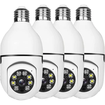 4 Töö Lamp Turvalisuse Kaamera Väljas 2.4 G Wifi Kerge Pesa Turvalisuse Kaamera