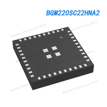 BGM220SC22HNA2 Bluetooth v5.2 Saatja Moodul 2.4 GHz ~ 2.4835 GHz, Integreeritud Kiip Pinna Mount