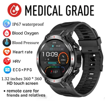 Uus Smart Watch Meeste 1.32 Tolline Full Touch Käevõru Fitness Tracker Sport Kellad Bluetooth Helistamine Smart Kella Mehed Smartwatch