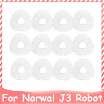 12tk Pühkida Lapiga Asendamine Tarvikud Tolmuimeja Pühkida Lapiga NARWAL J3 Robot Asendamine Varuosad