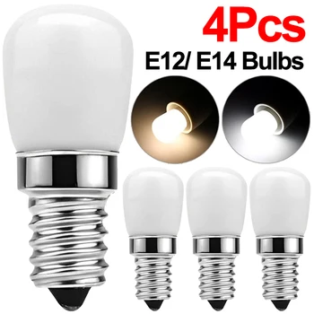 1/2/4tk E14/E12 Lambid 220V LED Külmkapp Mini Lamp Asendada Köök, Külmik Ekraan Kapis Tuled õmblusmasin Lambid