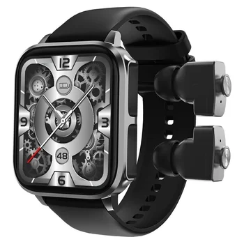 T22 2023 Smart Watch TWS Earbuds 2 In 1 HIFI Stereo Traadita Peakomplekt Muusika Mängima Combo Bluetooth-Telefoni Kõne Mehed Sport Smartwatch