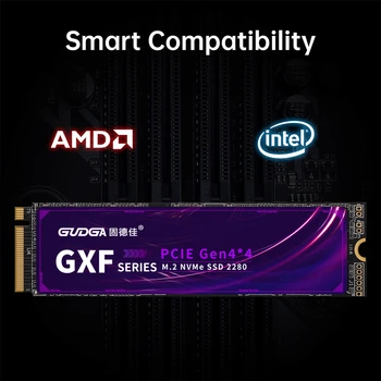 GUDGA M. 2 NVMe 512 gb SSD 1TB 2TB PCIe 4.0 Ssd Nvme Gen4 4500MB/s Sisemine Solid State Drive Ketta NMVE SSd PS5 Lauaarvuti Sülearvuti