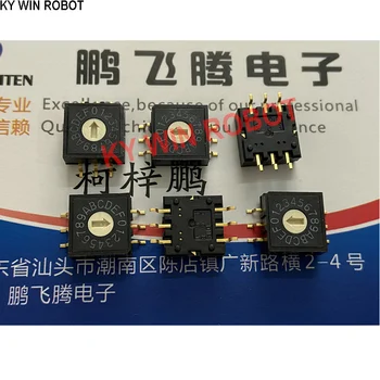 1TK Taiwan DIP RM3A-16R-V-B 0-F/16 bit pöörlevad kodeerimine lüliti 3: 3 pin seisukoht positiivne kood top kohandamise paik 6 jalga