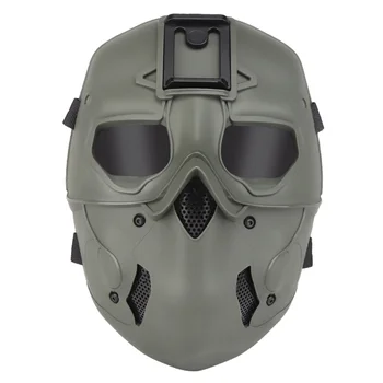 Tactische Masker Volledige Bescherming Gezicht Paintball Wilde Masker Täidetud Nachtzicht Adapter Baasi Voor Väljas Jacht