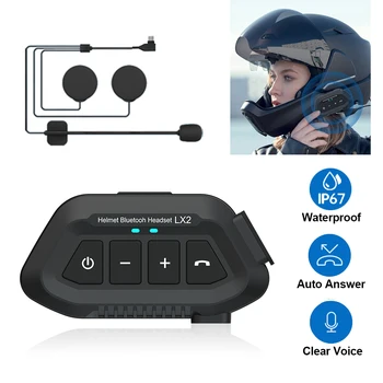 Bluetooth Mootorratta Kiivri Peakomplekti Kõrvaklappide Veekindel Juhtmevaba Rolleri Handsfree Stereo Kõrvaklapid Muusika Kõlar Mikro