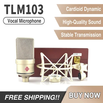 Stuudio Mikrofoni TLM103 Cardioid Suur Membraaniga Kondensaator Stuudio Mikrofoni Kvaliteetsed Stuudio Mic TLM103