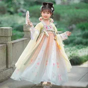 Idamaine Muinasjutt Cosplay Lava Tantsu Rüü Traditsiooniline Hiina Kleit Naistele Vana-Hiina Kostüüm Lapse Klassikalise Tikandid