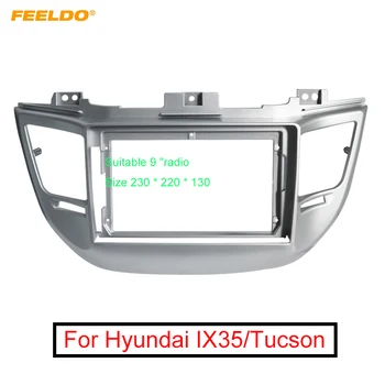 FEELDO Auto Stereo Audio Sidekirmega Raami Adapter Hyundai IX35/Tucson 9