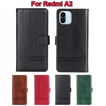 Eest RedmiA2+ Juhul Nahast Telefon Juhtudel Redmi 2 1+ Rahakott luuk kohta Etui Xiaomi Redmi A2 A1 A1 Plus+ Funda Kaardi Taskud