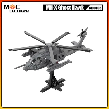 Sõjalise Seeria ehitusplokk MEID Arenenud Vaimu Hawk Helikopter Pääste Õhusõiduki MH-60T Jayhawk KES Lennuk Mudel Tellised Mänguasi Kingitused