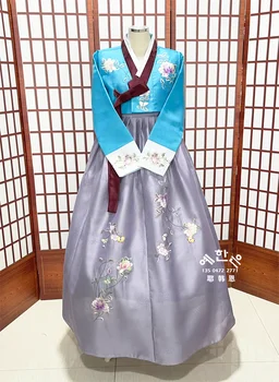 Naiste Hanbok korea Imporditud Hanbok Käsitsi tikitud Pulm Teretulnud rahvariiete suuremahuliste Juhul Tulemuslikkuse Kostüüm