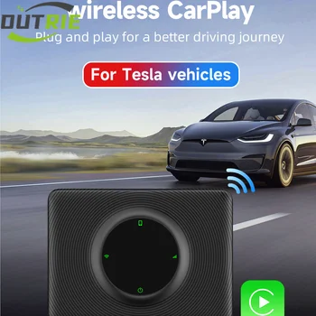 Traadita CarPlay Android Auto Tesla Mudel 3 Mudel X Tarvikud Traadita CarPaly Adapter Ai Kasti 5G WiFi-ühenduse loomine