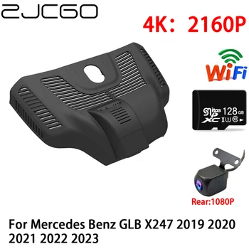 ZJCGO 2K 4K Car DVR Kriips Cam Wifi Esi-Tagumine Kaamera, 2 Läätse, 24h Parkimine Mercedes Benz GLB X247 2019 2020 2021 2022 2023