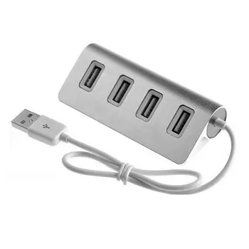 USB HUB 2.0 multi 4port koos power adapter xiaomi macbook pro air arvuti ARVUTI sülearvuti tarvikud adaptador USB-4-hab