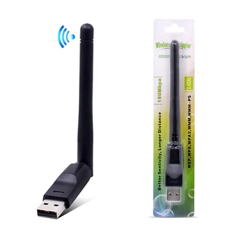150Mbps Traadita Võrgu Kaart USB WiFi Adapter, LAN Wi-Fi Vastuvõtja Dongle Antenn 802.11 b/g/n PC Windows