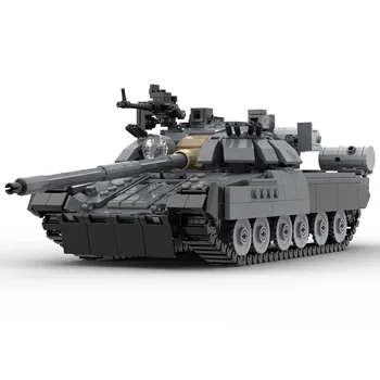 982PCS WW2 Sõjalise KES 1:35 Mõõtkavas T-80U MBT Main Battle Tank Mudel loomingulisi ideid high-tech Lapse Mänguasi Kingitus Soomustatud Auto Plokid