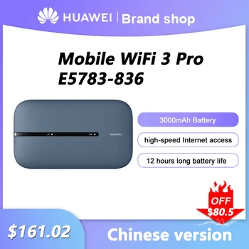 Algne Huawei Mobile WiFi 3 Pro Ruuteri E5783-836 Traadita Wifi Hotspot Tasku Mifi 300mbps Sim-Kaardi Pesa Repeater 3000mah