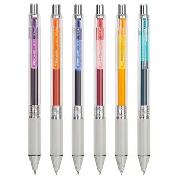 6tk/kast Deli A123 0,5 mm Kuuli Geeli Pliiats, Värviline Tint Loov Neutraalne Pen Allkiri Pliiatsi