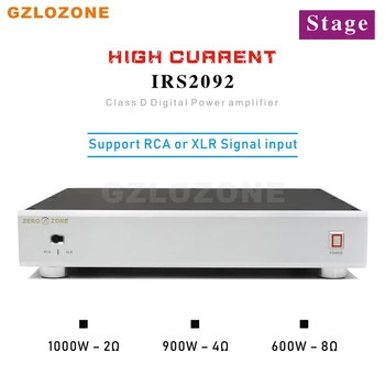 Suure võimsusega 1000W stereo IRS2092+IRFB4227 D-Klassi Digitaalne Etapil võimendi Koos RCA/XLR sisend