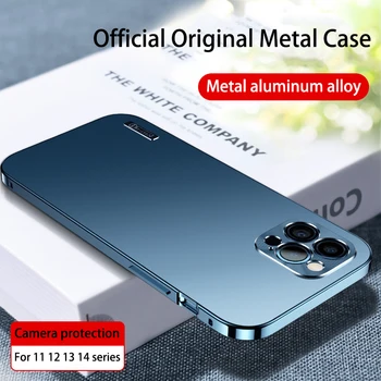 Metallide Magnetilised Case for iPhone 14 13 Pro Max Kaamera kaitsev juhtudel iPhone 12 11 Pro Max Võrreldav Originaal kate