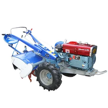 diisel mootor Väike Kahe Ratta Jalgsi Traktori vesijahutusega Mootori Pöörleva rooli-ja Ridge mini traktor