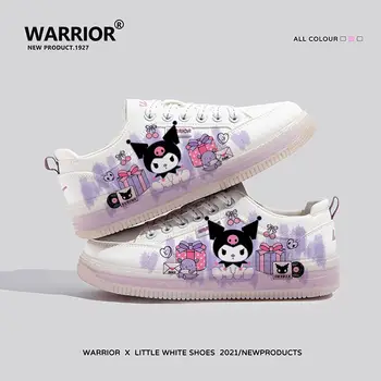 Kulomi juhatuse kingad Sanrio kawaii cartoon õpilane tüdruk valged kingad madala top vabaaja spordijalatsid 2023 aasta kevadel ja suvel uus kingitus