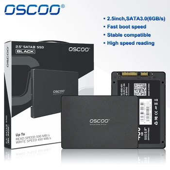 OSCOO SSD 240GB SATA3 120GB 2.5 Tolline Internal SSD Drive jaoks, Sülearvuti, Sülearvuti, Lauaarvuti kõvaketas Solid State Ketas