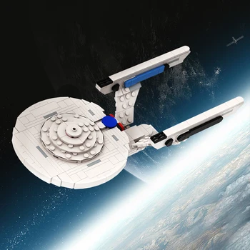 KES kosmoselaeva Maailma Star Trek Enterprise NCC-1701 Kosmoselaev, ehitusplokid Filmi Tellised Mudel Mänguasjad Laste Sünnipäeva Kingitus