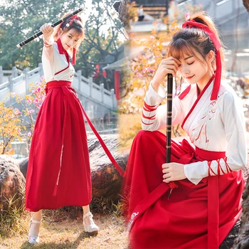 Tang Dünastia riided Naiste iidsed riided Hiina stiilis rist krae traditsiooniline ülikond Wuxia stiilis pikk seelik iga päev