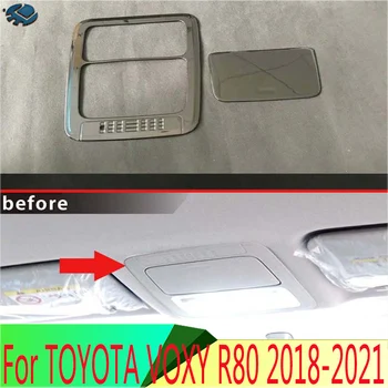 TOYOTA VOXY R80 2018-2021 ABS plastikust piano black esi-interior lamp lugemise lamp sisekujundus kate