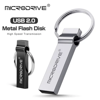 Pen Drive 128GB Usb Flash Drive 64GB kiire 32GB U Disk Veekindel 16GB Pen Drive Reaalne Võimsus Metallist Memoria Stick 2.0