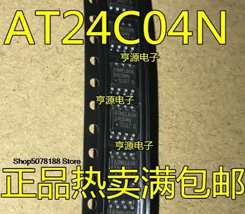 10pieces 24C04N AT24C04 24C04 AT24C04N-10SU-2.7 SOP8 8 Originaal Uus Kiire Shipping